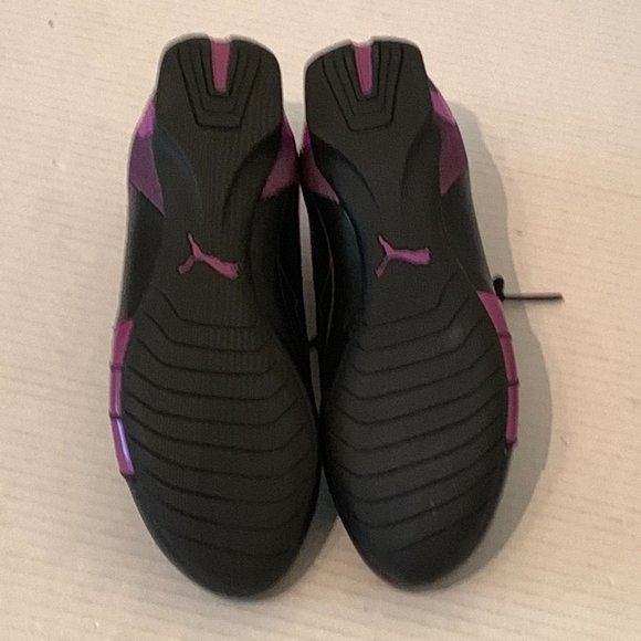 Puma Eco Ortholite Womens Black Purple Shoe Sneaker Size 6.5 - Picture 5 of 12